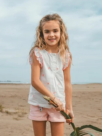 Παιδική Μπλούζα για Κορίτσια Romantic Touch