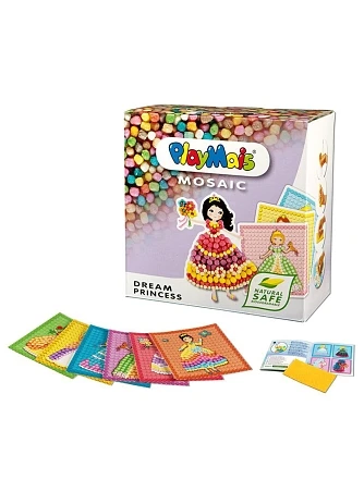 Playmais Παιδικό Παιχνίδι Μωσαϊκό με 6 Εικόνες Μικρές Πριγκίπισσες