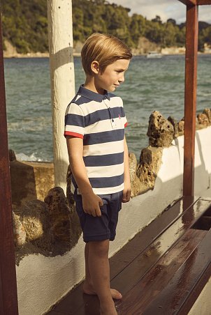 Παιδική Μπλούζα για Αγόρια Navy Polo