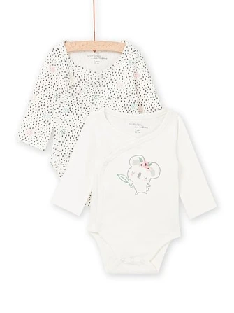 Βρεφικό Σετ Φορμάκια για Νεογέννητα 2 τμχ White Koalas