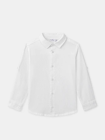 Παιδικό Πουκάμισο για Αγόρια Timeless White