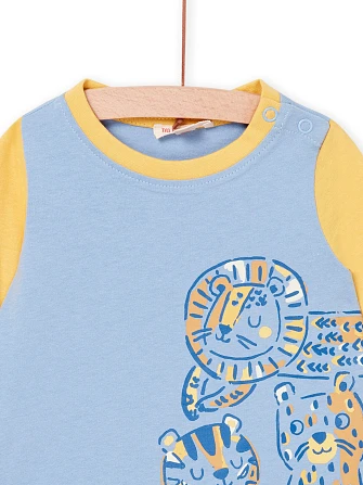 Βρεφική Μπλούζα για Αγόρια Minimal Animals