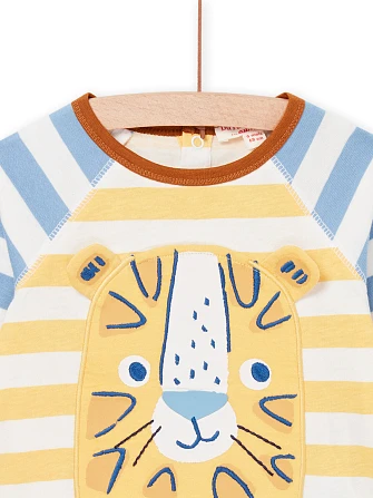 Βρεφική Μπλούζα για Αγόρια King of the Jungle