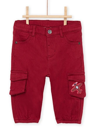 Βρεφικό Παντελόνι για Αγόρια Cherry Red Plane