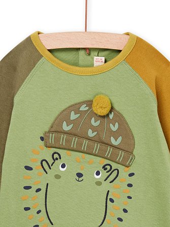 Βρεφική Μπλούζα για Αγόρια Olive Hedgehog