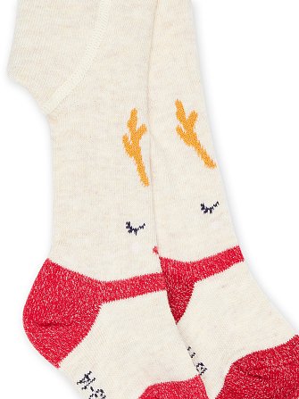 Βρεφικό Καλσόν για Κορίτσια Beige Reindeer