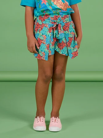 Παιδικό Σορτς για Κορίτσια Blue Floral