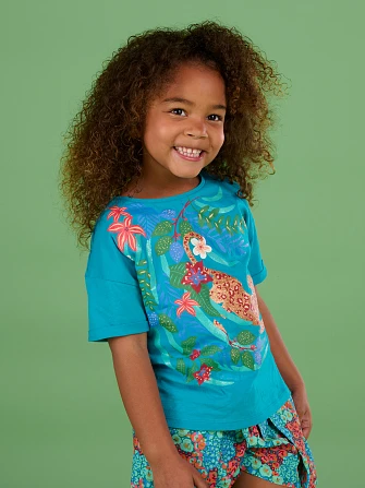 Παιδική Μπλούζα για Κορίτσια Calm Leopard