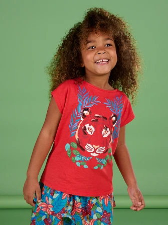 Παιδική Μπλούζα για Κορίτσια Red Tiger