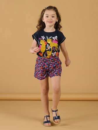 Παιδική Μπλούζα για Κορίτσια Leopard Paradise