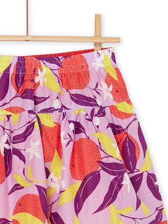 Παιδική Φούστα για Κορίτσια Orange Floral