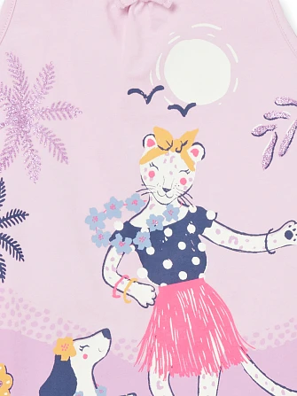 Παιδική Πιτζάμα για Κορίτσια Purple Dancers