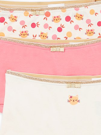 Σετ Παιδικά Εσώρουχα για Κορίτσια Πολύχρωμα Cats 3 τμχ
