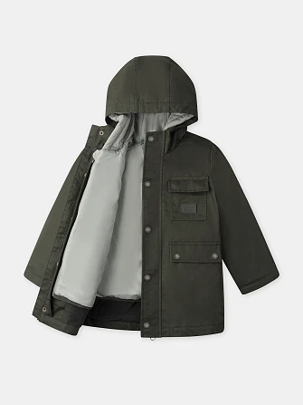Παιδικό Μπουφάν 3 σε 1 για Αγόρια Khaki Explorer
