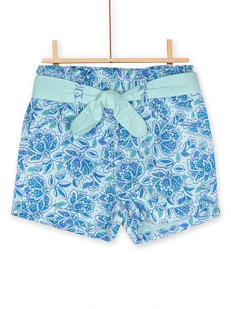 Βρεφικό Σορτς για Κορίτσια Blue Floral
