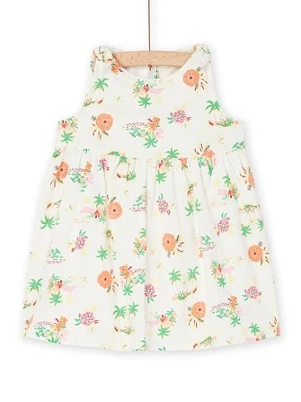 Βρεφικό Φόρεμα για Κορίτσια White Floral
