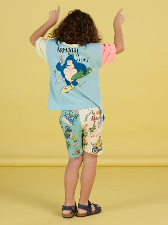 Παιδική Βερμούδα για Αγόρια Surfing Animals