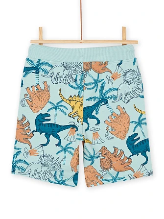 Παιδική Βερμούδα για Αγόρια Light Blue Dinos