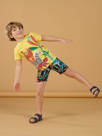 Παιδική Βερμούδα για Αγόρια Retro Jungle