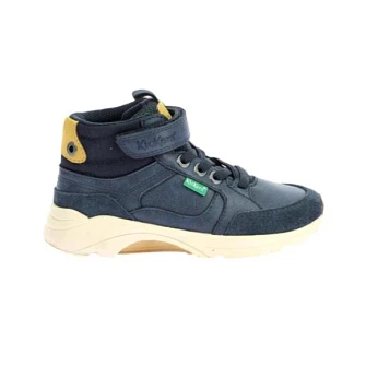 Παιδικά Παπούτσια Kickers Run Run High για Αγόρια Blue (Μεγέθη 24-34)