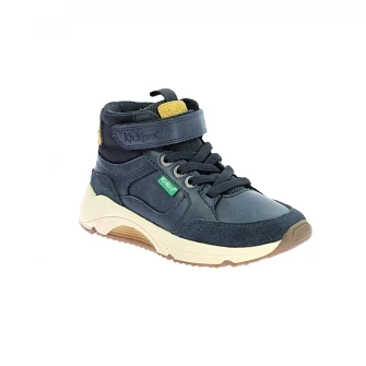 Παιδικά Παπούτσια Kickers Run Run High για Αγόρια Blue (Μεγέθη 24-34)