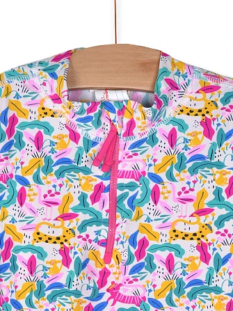 Αντιηλιακή Μπλούζα για Κορίτσια Pink Floral