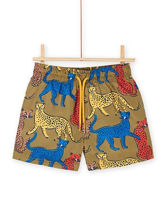 Παιδικό Μαγιό για Αγόρια Brown Leopards