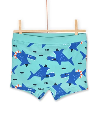 Βρεφικό Μαγιό για Αγόρια Turquoise Sharks
