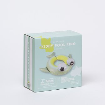 SUNNYLIFE Φουσκωτό Σωσίβιο Θαλάσσης Shark Tribe Khaki