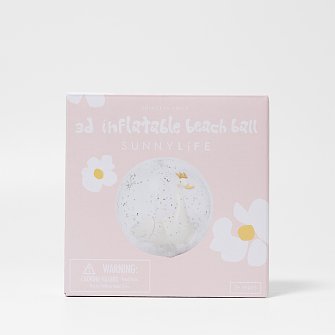 SUNNYLIFE Φουσκωτή Μπάλα Θαλάσσης Swan 3D