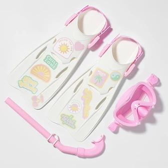 SUNNYLIFE Παιδικό Σετ Κατάδυσης για Κορίτσια Summer Sherbet Pink