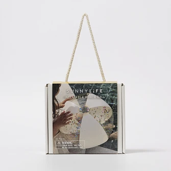 SUNNYLIFE Φουσκωτή Μπάλα Θαλάσσης Cotton Candy Glitter