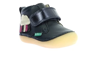Βρεφικά Παπούτσια Kickers Sabio για Κορίτσια Black Cloud (Μεγέθη 19-23)