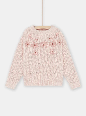 Παιδικό Πουλόβερ για Κορίτσια Ροζ Daisy