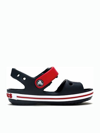 Crocs Crocband Παιδικά Σανδάλια Navy/Red (Μεγέθη 19,5-34,5)