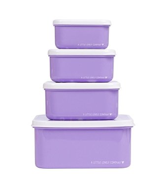 Παιδικό Σετ Φαγητού A little lovely company - Unicorn Dreams 4 τμχ