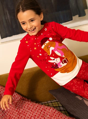 Σετ Παιδικές Πιτζάμες για Κορίτσια Starry Foxes