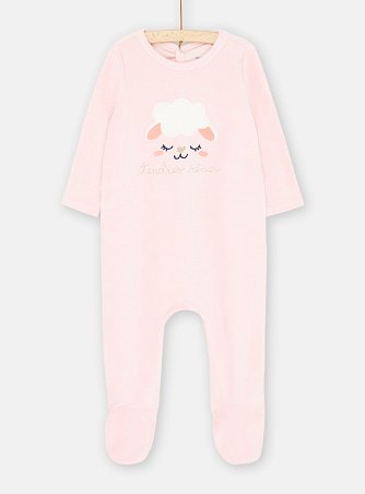 Βρεφικό Μακρυμάνικο Φορμάκι για Κορίτσια Pink Sheep