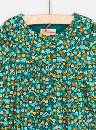 Βρεφικό Φόρεμα για Κορίτσια Blue Flowers