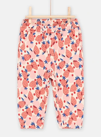 Βρεφικό Κολάν για Κορίτσια Pink Strawberry