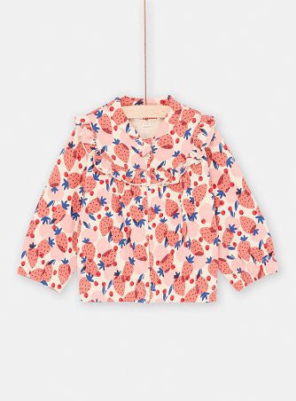 Βρεφική Ζακέτα για Κορίτσια Pink Strawberry