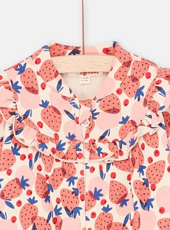Βρεφική Ζακέτα για Κορίτσια Pink Strawberry