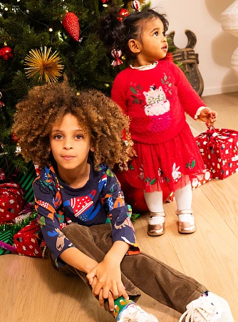 Βρεφικό Πουλόβερ για Κορίτσια Red Christmas