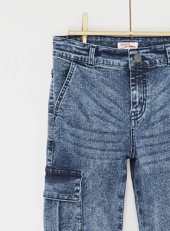 Παιδικό Παντελόνι για Αγόρια Τζιν Cargo