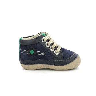 Βρεφικά Παπούτσια Kickers Sonistreet για Αγόρια Navy Blue (Μεγέθη 19-23)