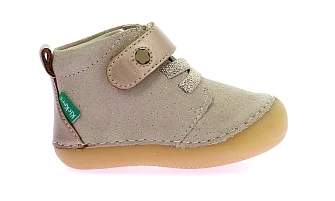 Βρεφικά Παπούτσια Kickers Sonizikro για Κορίτσια Beige Champagne (Μεγέθη 19-23)