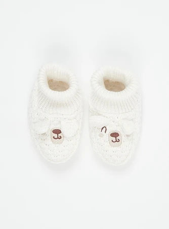 Βρεφικά Παπούτσια Αγκαλιάς Unisex Teddy