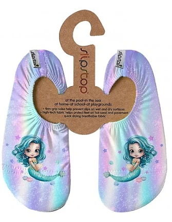 SLIPSTOP Αντιολισθητικά Παντοφλάκια Mermaid Rainbow