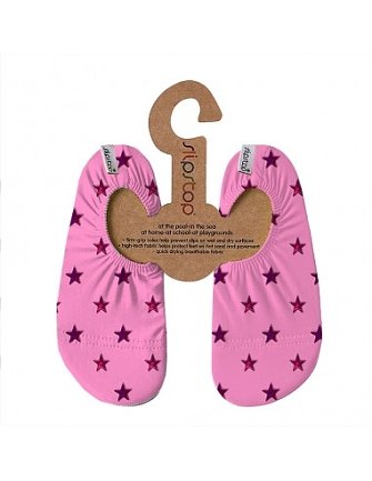 SLIPSTOP Αντιολισθητικά Παντοφλάκια Pink Stars