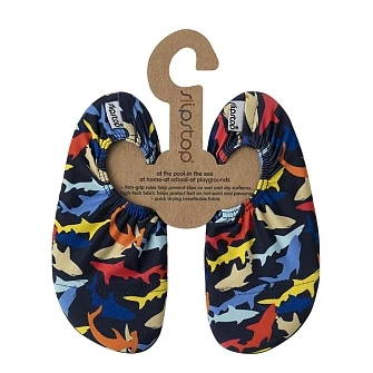 SLIPSTOP Αντιολισθητικά Παντοφλάκια Multi Sharks